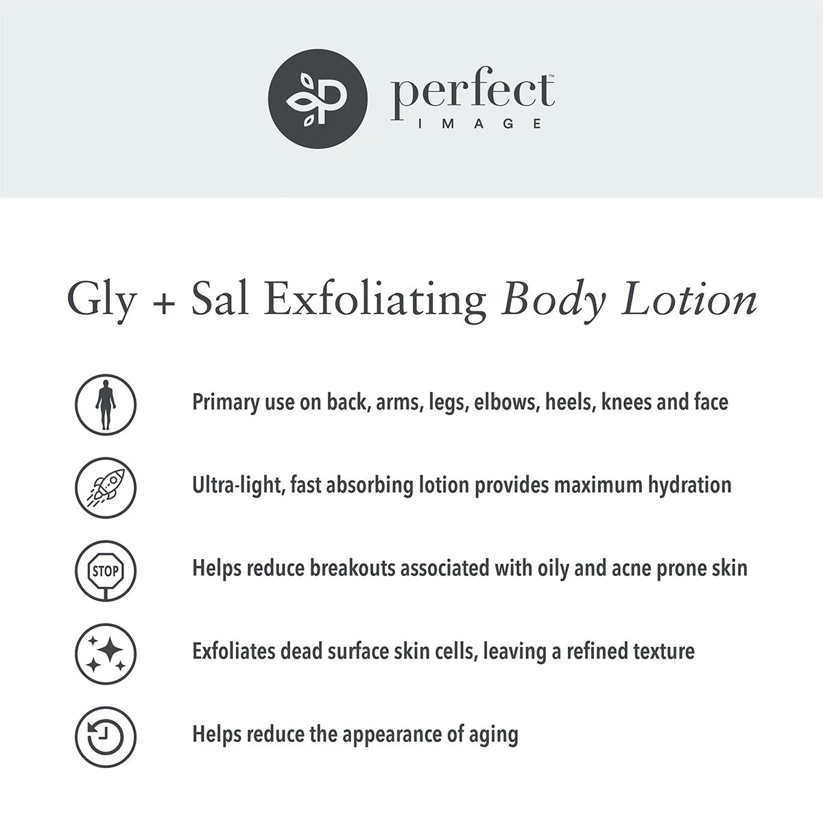 Perfect Image Gly + Sal Exfoliating Body Lotion